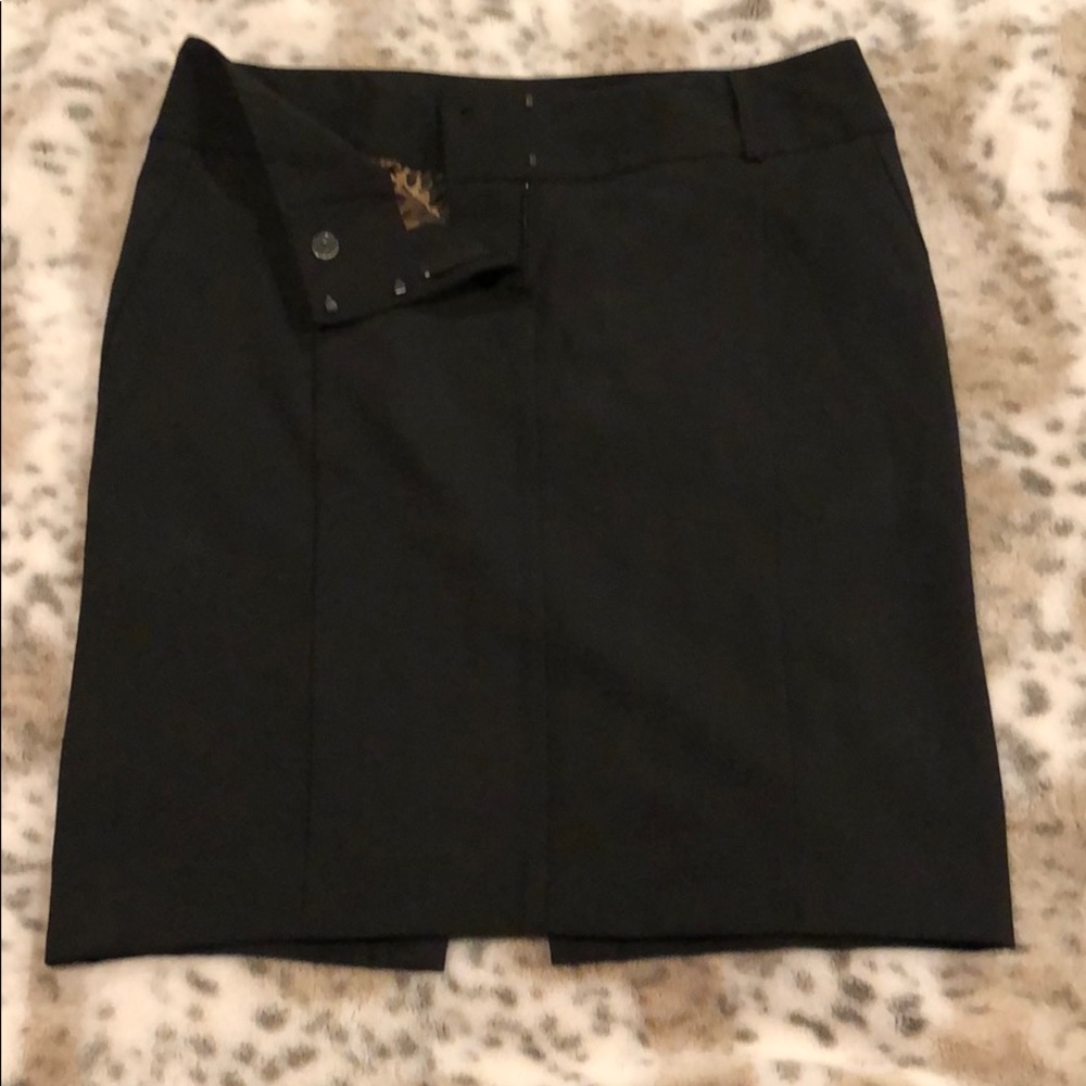 Black suit skirt